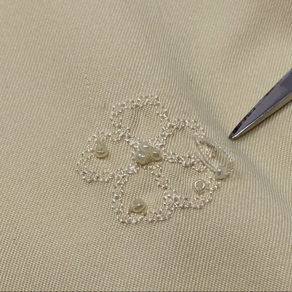 Alfred Dunner Women’s Pastel Yellow Beaded Zip Wind Breaker Jacket Coat Size 20 - Picture 15 of 15